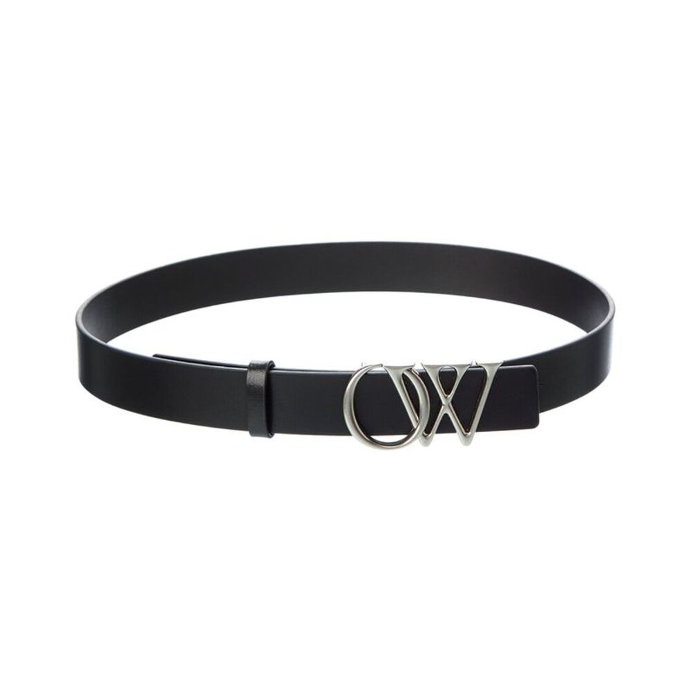 Off-White™ Leather Belt, Black
